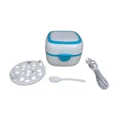 GENERICO - Fiambrera Lonchera Porta Comida Electrica Portable Acero Ino.