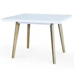 ELITE LIVING - MESA COMEDOR SEUL 4P BLANCO NATURAL