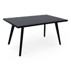 ELITE LIVING - MESA COMEDOR SEUL 6P NEGRO NEGRO MATE