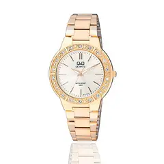 Q AND Q - Reloj Q&q Qyq Acero Inoxidable Dama Murano +estuche_.
