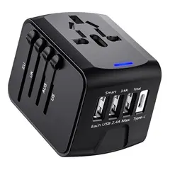 GENERICO - Adaptador Universal Europeo Viajero Convertidor Toma Usb