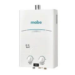 MABE - Calentador De Tiro Forzado 6l Blanco - Cmd6tfbc Tipo De Gas Gn