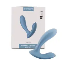 SVAKOM - Vibrador Erica Azul
