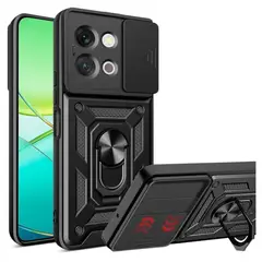 GENERICO - Funda Estuche Case Slider Compatible Con Vivo Y38 5G Negro
