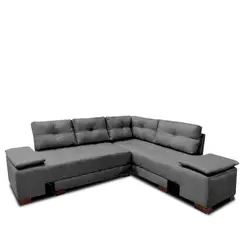 MAGIC CLASS - SALA MODULAR TRINITY MICROFIBRA GRIS