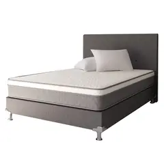 KAIU HOME - Combo Promocional Doble 140 Base+cabe+colch+2almoh.
