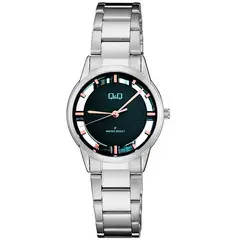 Q AND Q - Reloj Q&q Qyq Acero Qz33j801 Corazon Abierto +estuche_.