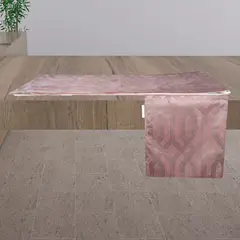 HOMETEX - CAMINO PINARES GEOMETRIC ORO ROSA