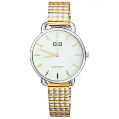 Q AND Q - Reloj Q&q Qyq Flowers Qc27j201 Cuadritos Acero + Estuche