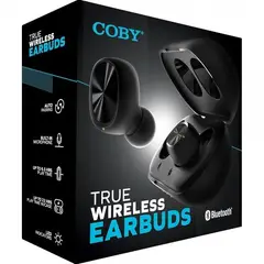 COBY - AURICULARES INALAMBRICOS CON ESTUCHE
