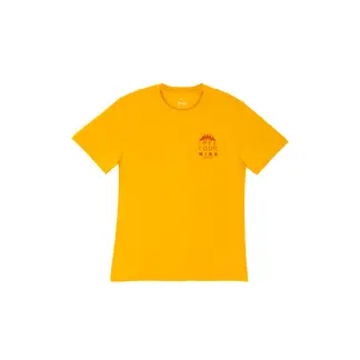TENNIS - Camiseta amarilla manga corta para hombre