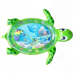 GENERICO - Colchoneta Tapete Inflable Agua Bebé Estimulación 100x84cm