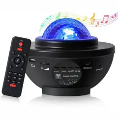 GENERICO - Proyector Led Estrellas Galaxias Parlante Bluetooth
