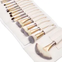 GENERICO - BROCHAS MAQUILLAJE PROFESIONAL 24 PCS ALTA CALIDAD