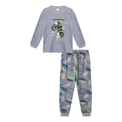 SANTANA - Pijama Niño Matías Gris Medio_.