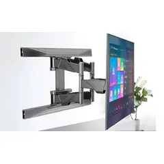 GENERICO - Soporte Giratorio Doble Brazo Para Tv 40 a 80 Inclinable Ajustable