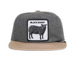 GOORIN BROS - GORRA ORIGINAL BLACK SHEEP VISERA PLANA GREY