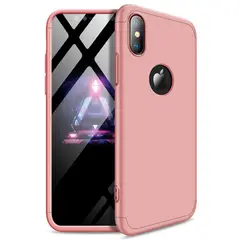 GENERICO - Funda Forro Estuche Protector 360 Para iPhone XS MAX ROSA