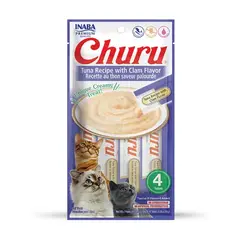 GENERICO - Churú Gatos Atun Y Almejas 4und