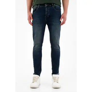 TENNIS - Jean azul Super Skinny con iluminaciones para hombre