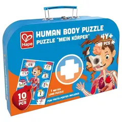 HAPE - Rompecabezas Educativo Del Cuerpo Humano 60 Piezas Niño