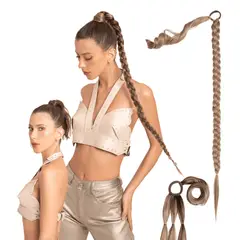 MY DOLL HAIR - Ponytail Trenza Braid It XL 34 pulgadas - Rubio Perlado