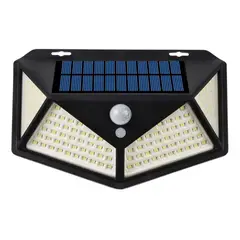 HOME - Lampara De Panel Solar Con 100 Leds Sensor De Movimiento