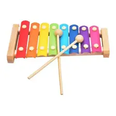 GENERICO - Mini Piano Madera Juguete Música Xilófono Encantador Niños