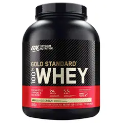 OPTIMUM NUTRITION - Whey Gold Standard 5 Libras Vainilla -