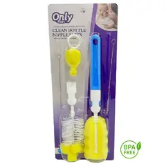 GENERICO - Set de Cepillos Lava teteros