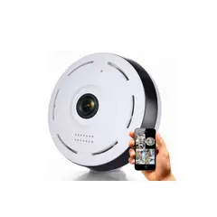 AWEI - Cámara Ojo De Pez 360 Grados Vigilancia paronamica Wifi