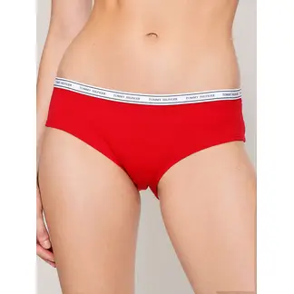TOMMY HILFIGER - Pantie Rojo Tipo Hipster Con Logo