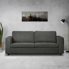ELITE LIVING - SOFA NAUTY 2,5 P MICROFIBRA GRIS PLOMO