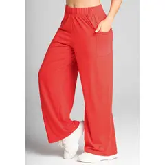 FORMAS INTIMAS - Pantalón Sudadera Mujer Rojo FI 7338