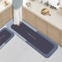 GENERAL - Tapete Alfombra Cocina Absorbente Y Antideslizante Juego X2