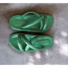 TALARA - Sandalia Plana para mujer en cuero