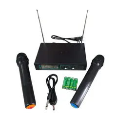 DJI - Microfono Inalambrico Doble De Mano Pro Dj X 2 Unidades Promocion