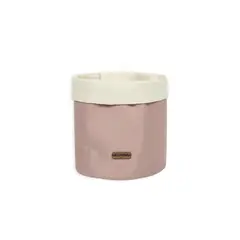 NOSSARENA - Canasto organizador rosa 15x20 cm doble faz