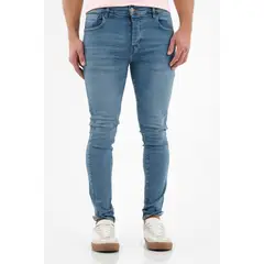 TENNIS - Jean super skinny azul para hombre