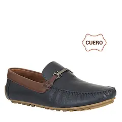 24 WALKS - Mocasin de Hombre marca en Color AZUL CAFE  MOC4104E