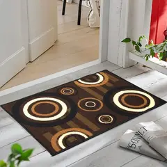 MITAPETE COM - Alfombra Tapete Pie De Cama - Entrada Cafe 50 X 80cms