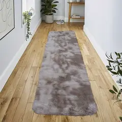 MITAPETE COM - Tapete Alfombra Camino Peludo Antideslizante 50 X 180cms Beige