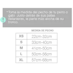 WAWAW - Pechera para perro talla XL acolchado fucsia neón