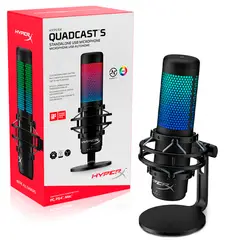 HYPERX - Micrófono Streamer QuadCast S RGB