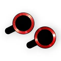 GENERICO - Aros Protectores de Lente Cámara Metalizados para iPhone 11