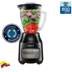 OSTER - Licuadora Oster® con Tecnología Reversible Vaso de Vidrio Negro