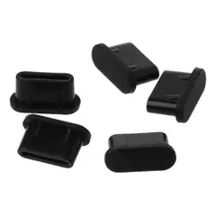 GENERICO - Tapón Antipolvo USB C 5 unidades Portátil Celular Cubierta protector