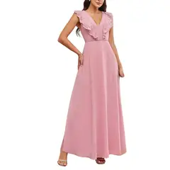 YURELKSHOP - VESTIDO DE FIESTA DAMA DE HONOR ELEGANTE BODA GRADO_.
