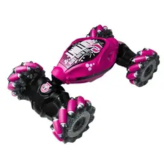 GENERICO - Carro acrobático 4x4 Control remoto sensor manilla Rojo.-