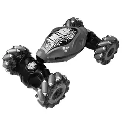 GENERICO - Carro acrobático 4x4 Control remoto sensor manilla Gris.-
